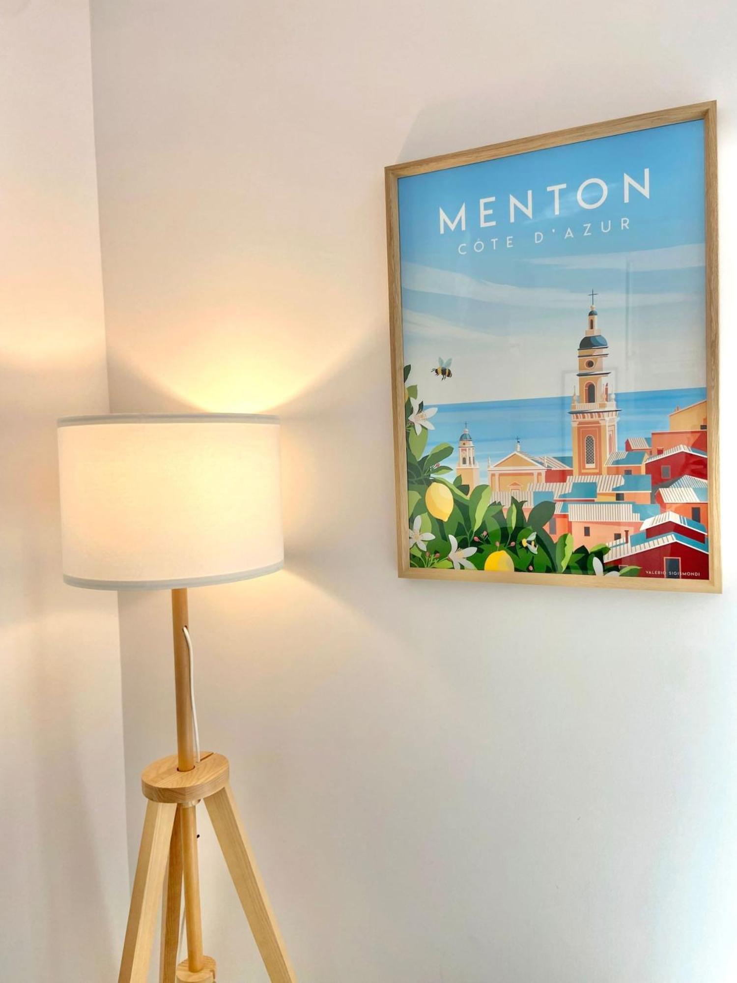 'Cap Riviera' Proche Gare Et Centre Apartamento Menton Exterior foto