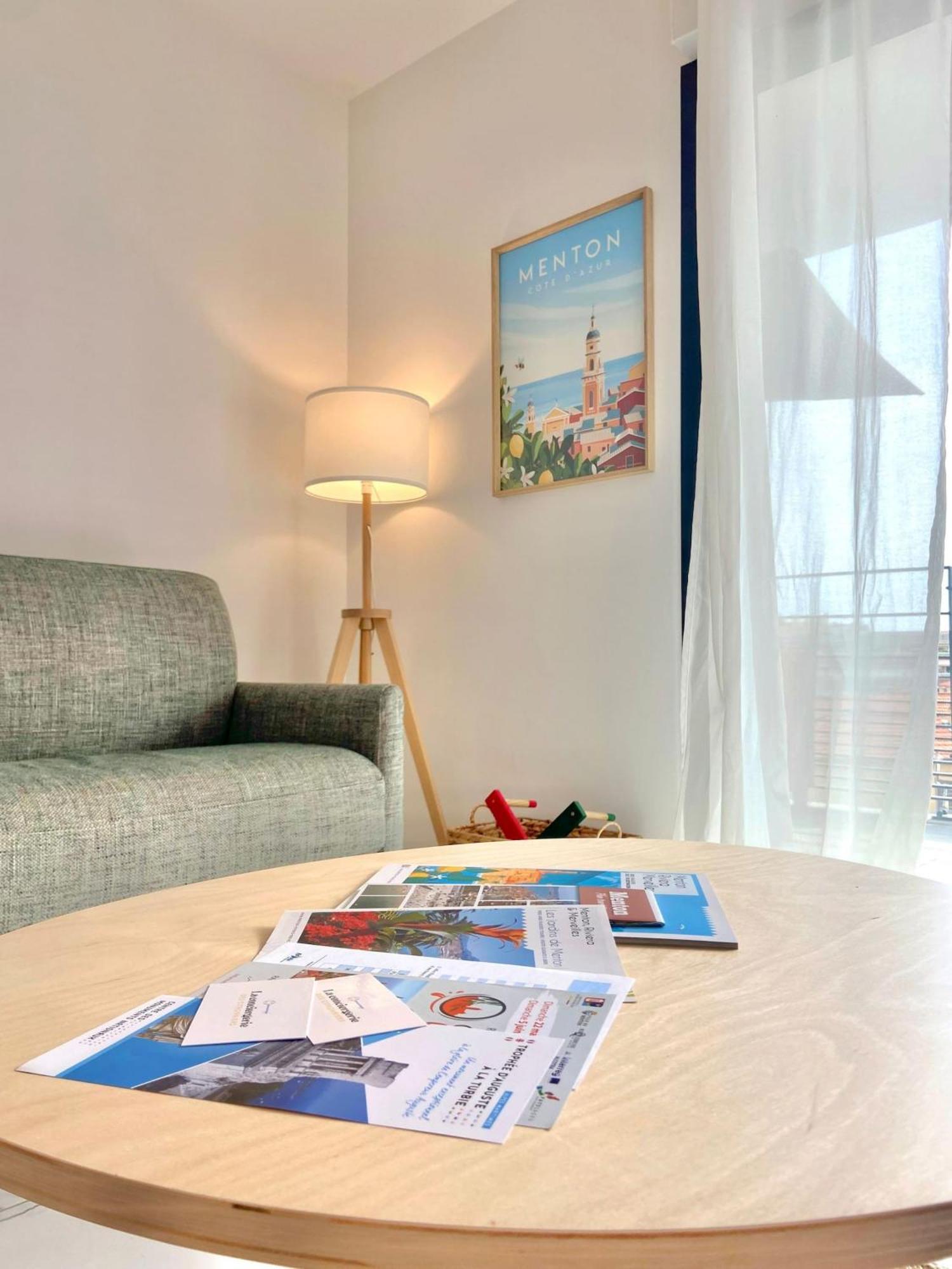 'Cap Riviera' Proche Gare Et Centre Apartamento Menton Exterior foto