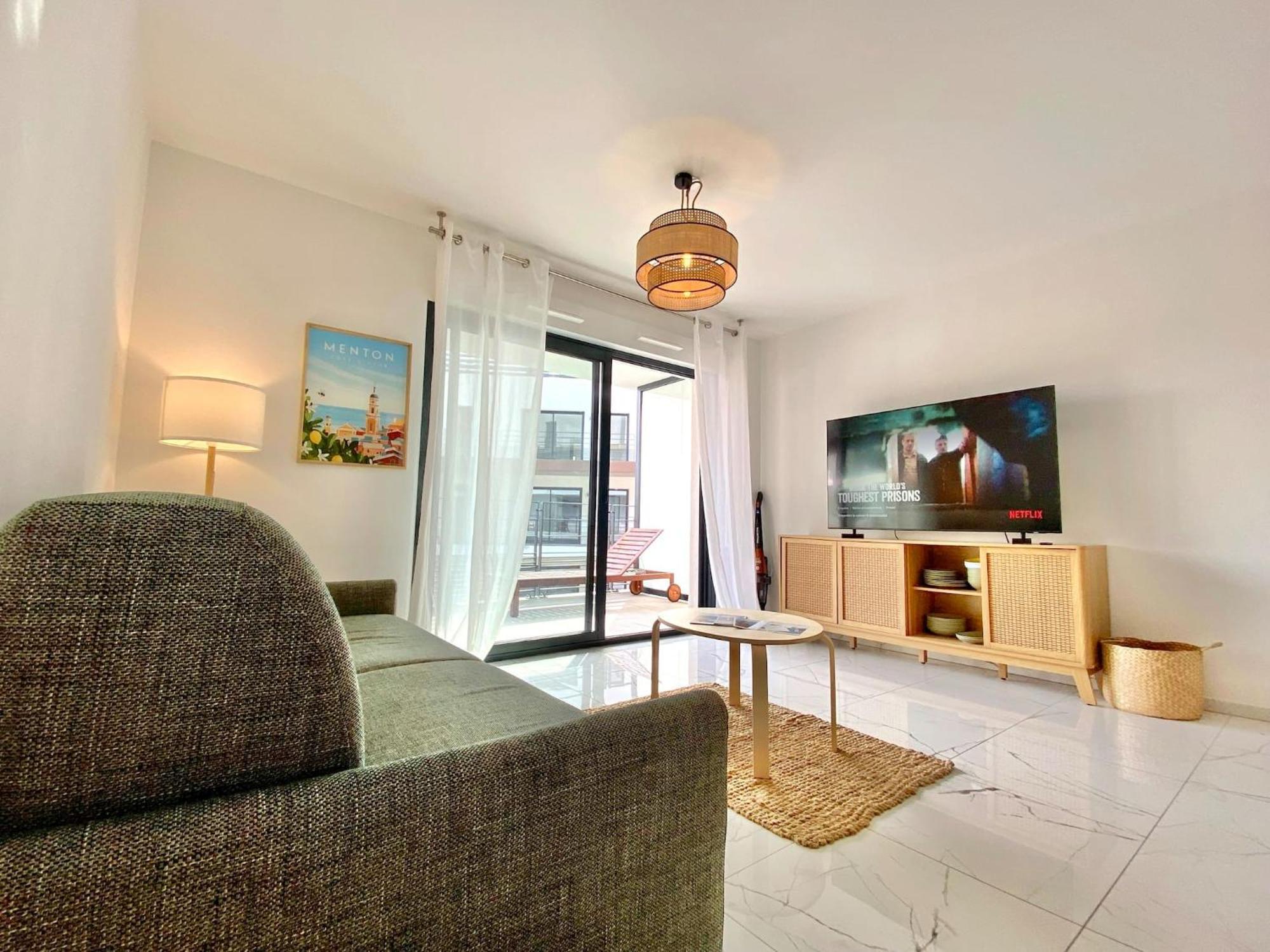 'Cap Riviera' Proche Gare Et Centre Apartamento Menton Exterior foto