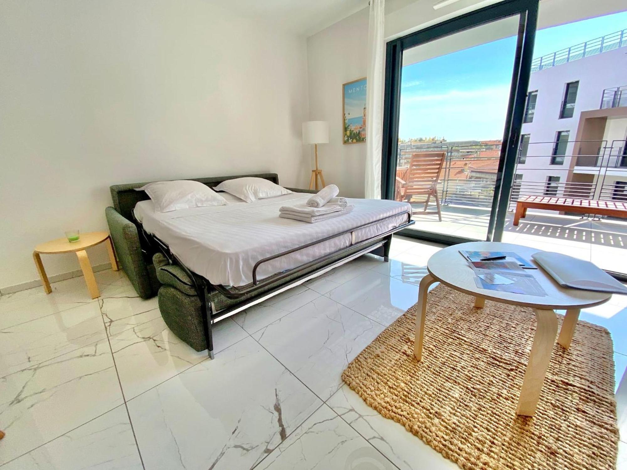 'Cap Riviera' Proche Gare Et Centre Apartamento Menton Exterior foto