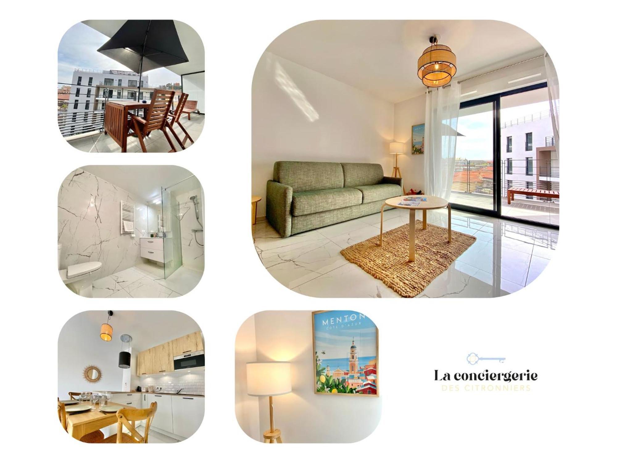 'Cap Riviera' Proche Gare Et Centre Apartamento Menton Exterior foto
